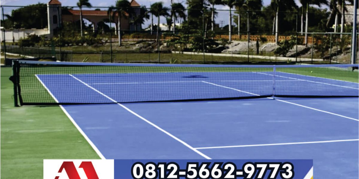 kontraktor lapangan tenis, jasa pembuatan lapangan tenis, jasa renovasi lapangan tenis, jasa pengecatan lapangan tenis di medan